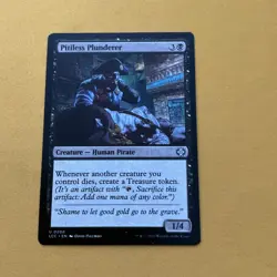 MTG Pitiless Plunderer Commander: the Lost Caverns of Ixalan Regular NM - Image 1