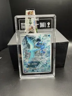 Pokemon TCG SV Journey Together Articuno 161/159 Illustration TAG 9 Graded Mint - Image 1