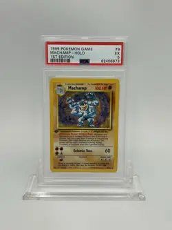 1999 Pokemon Game Machamp Holo 1st Edition #8 - Image 1