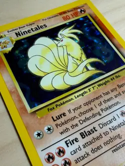 Pokemon Vintage Holo Rare Ninetales 17/110 Legendary Collection WotC - Image 2