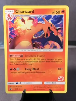 Pokemon TCG Charizard #3/70 Dragon Majesty Battle Academy Stamped Rare - Image 1