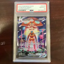 2023 POKEMON CROWN ZENITH #GG45/GG70 DEOXYS VMAX GALARIAN GALLERY PSA 10 - Image 1
