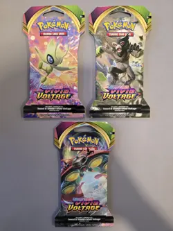 Pokemon Vivid Voltage Sleeved Booster Packs X3 - Image 1