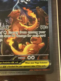 Pokemon TCG Phantasmal Flames Mega Charizard x Ex 125/094 HOLO Ultra Rare - Image 5