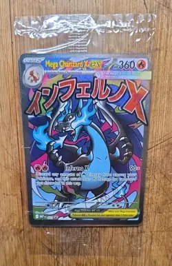 MEGA CHARIZARD X EX #23 & Oricoro EX PROMO SEALED Phantasmal Flames Pokemon TCG - Image 1