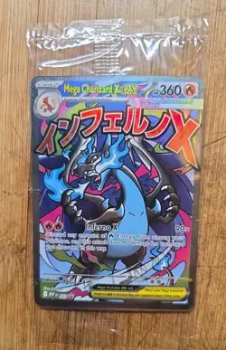 MEGA CHARIZARD X EX #23 & Oricoro EX PROMO SEALED Phantasmal Flames Pokemon TCG - Image 3