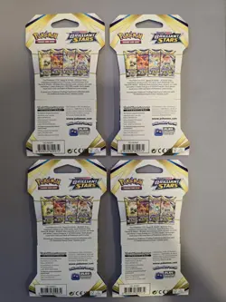 Pokemon Brilliant Stars Sleeved Booster Packs X4 - Image 2