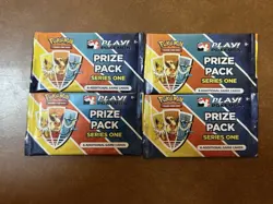 Pokemon Play Prize Pack Series 1 Sealed Booster Packs [4] - Image 1