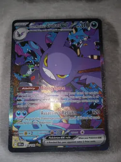Pokemon TCG Team Rockets Crobat EX Destined Rivals #234/182 SIR - Image 1