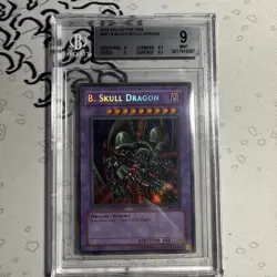 YUGIOH BGS 9 2002 B. Skull Dragon BPT-006 Secret Rare Great Subs - Image 1