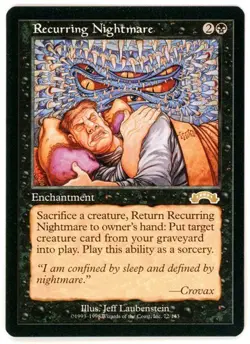 RECURRING NIGHTMARE [EXO - EXODUS] - MTG VINTAGE RESERVE LIST CARD NM - Image 1