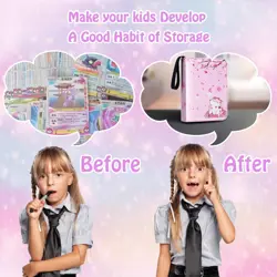 Card Binder for Girls Gifts,440 Cards Collectible Trading Card Holder Case wi... - Image 3