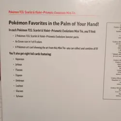 Pokemon TCG Prismatic Evolutions Costco 8 Mini-Tin Bundle w/ Promo Cards NEW - Image 4