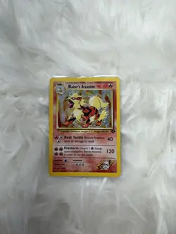 Blaine's Arcanine Pokemon Card Gym Challenge Holo 1/132 - Image 1