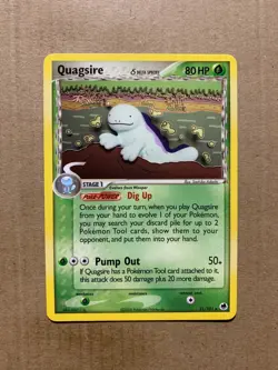 Quagsire 21/101 EX Dragon Frontiers - Rare Pokemon Card - NM/Mint - Image 1