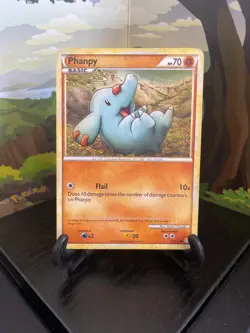 Phanpy 77/123 - HeartGold SoulSilver - Common - Pokemon TCG Card - MP - Image 1