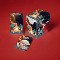 Charizard Scorching Summit ULTRA PRO deck box CARD BOX FOR POKEMON CARDS - Image 1