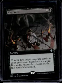 Victimize (Extended Art) FOIL Commander Legends NM CARD - Image 1