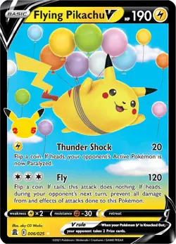 Flying Pikachu V 006/025 Celebrations Holo for sale online - Image 2