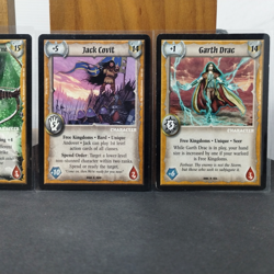Laird Jon Hawthorne Kerro Garth Drac Warlord Saga of the Storm Character Cards - Image 5