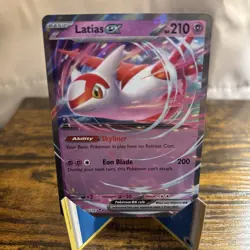 Pokemon TCG Latias ex S&V Surging Sparks 076/191 Ultra Holo Double Rare Card NM - Image 3