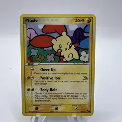 Plusle 5/17 Holo Rare POP Series 3 Pokemon Card - Image 1