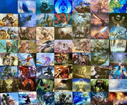 Modern Horizons COMPLETE Art Card Series Set Of 54 Cards Magic MTG - Image 2