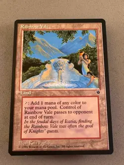 Rainbow Vale Fallen Empires-Never Played Near Mint-Vintage Magic RESERVE LIST - Image 3