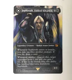 Sephiroth, Fabled SOLDIER (0317) (Borderless) Final Fantasy Regular - Image 1