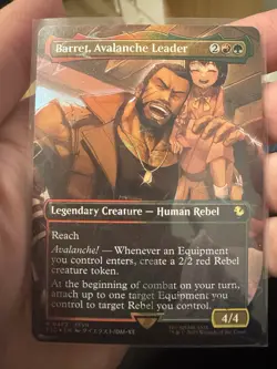 Barret Avalanche Leader - Track FOIL - Final Fantasy - MTG - NM - Image 1