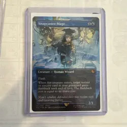 Snapcaster Mage (Borderless) (Chocobo Track Foil) Commander - Image 1