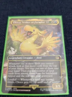 Choco, Seeker of Paradise Borderless Chocobo Track FOIL MTG Final Fantasy - Image 2