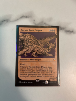 Ancient Brass Dragon (Showcase) Commander Legends: Battle for Baldur's Gate... - Image 1