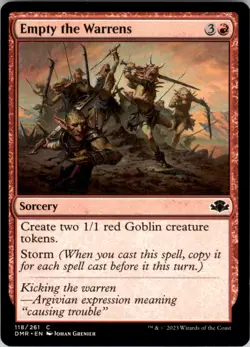 Empty the Warrens Dominaria Remastered (DMR), Common, English - Image 1