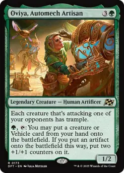 x1 Oviya, Automech Artisan R MTG Aetherdrift M/NM, English - Image 1