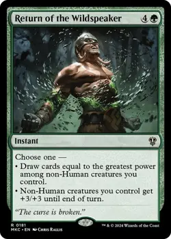 Return of the Wildspeaker [Murders at Karlov Manor] MTG - Image 1