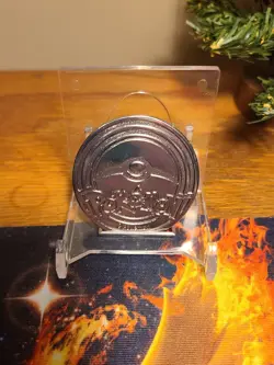 Mega Charizard X EX Ultra Premium Collection UPC Silver Metal Coin Pokemon TCG - Image 2