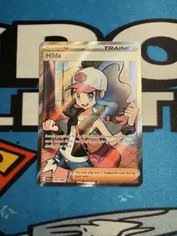Pokemon TCG Hilda 164/086 - SV: White Flare Full Art Ultra Rare Holo NM - Image 1