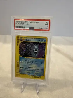 PSA 7 NEAR MINT Pokemon Cloyster Holo Rare 2002 Expedition #8/165 - Image 2