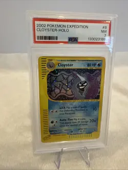PSA 7 NEAR MINT Pokemon Cloyster Holo Rare 2002 Expedition #8/165 - Image 3
