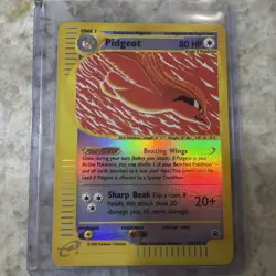 Pokemon 2002 Expedition Base Set Pidgeot Reverse Holo Rare #23/165 nm/lp - Image 1