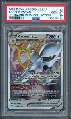 Pokemon PSA 10 Arceus Ultra Premium Collection Metal Arceus VSTAR 123/172 - Image 1