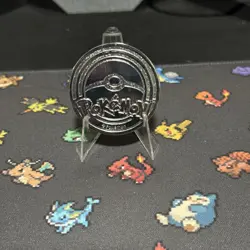 Mega Charizard X EX UPC Ultra Premium Collection Silver Metal Coin 2025 Pokemon - Image 2