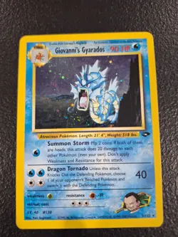Pokemon Giovanni's Gyarados 5/132 Gym Challenge Holo - Image 4