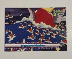 2000 Topps Pokemon The Movie 2000 Non Holo Magikarp Mayhem #20 Blue Label - Image 1
