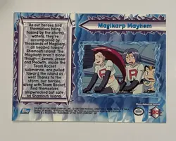 2000 Topps Pokemon The Movie 2000 Non Holo Magikarp Mayhem #20 Blue Label - Image 2