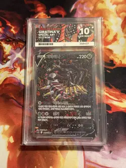 Pokemon Lost Abyss Korean Giratina V SWSH Alt Art SR 111/100 ACE 10 GEM MINT - Image 1