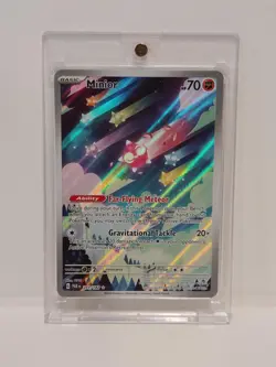 2023 Pokemon Minior 201/182 Paradox Rift Holo Illustration Rare Full Art English - Image 1