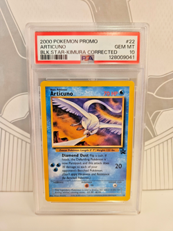 PSA 10 Articuno 22 Black Star Promo 2000 Pokemon Promo WOTC Kimura Corrected - Image 1