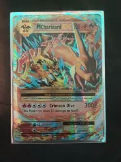 Pokemon Mega Charizard EX 13/106 Holo Ultra Rare 2014 XY evolutions - Image 1